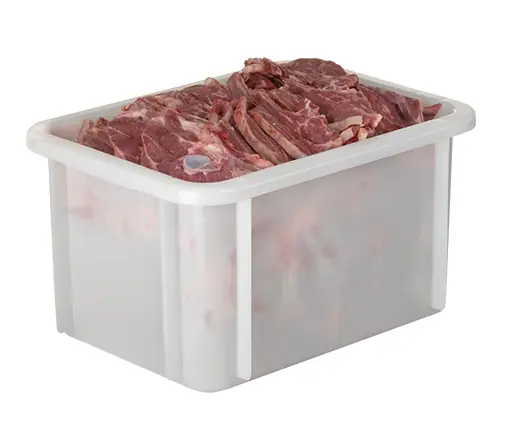 Stapelbak Kunststof Wit - 15Liter - 395x295x(H)215mm Superprijs