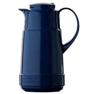 Isoleerkan - Kunststof - Glazen Binnenpot - 1 liter - Blauw Gratis Retour