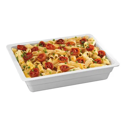 GN-bakken - Wit - melamine - 1/2GN - Verkrijgbaar in 2 dieptes Op = Op