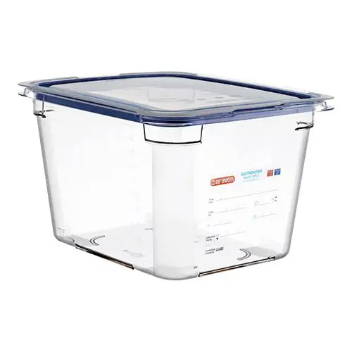 Alleen Vandaag Voedselcontainer met deksel - Polycarbonaat - 1/2GN - Verkrijgbaar in 4 dieptes