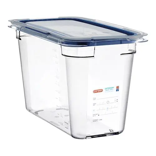 Voedselcontainer met deksel - Polycarbonaat - 1/3GN - Verkrijgbaar in 4 dieptes Dagaanbieding