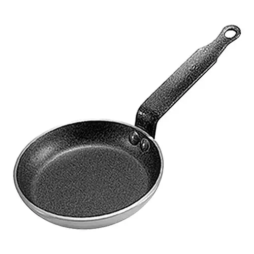 Blini Pfanne | Stahlblech | Teflon Antihaft-Beschichtung | Ø12cm Premium
