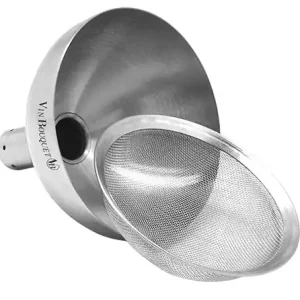 Decanteer Trechter RVS - Inclusief Filter - Ø90x(H)90mm Gereduceerde Prijs