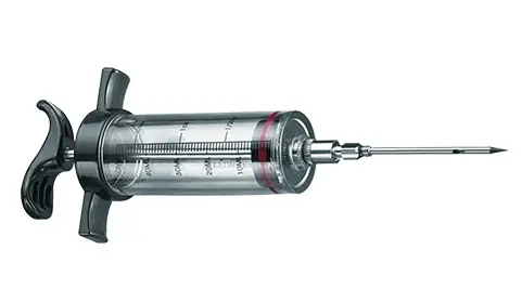 Gecertificeerd Marinadespuit met Maatverdeling - 230mm