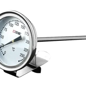 vetthermometer RVS met Bevestigingclip - Max 300°C Laatste Kans