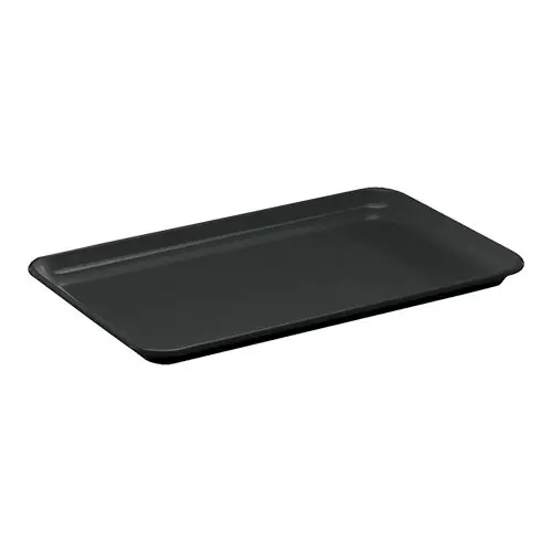 Serviertablett | Melamin | Schwarz | 2(h)x30x19cm Uitverkoop