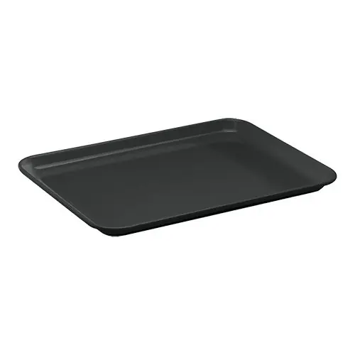 Flitsaanbieding Serviertablett | Melamin | Schwarz | 2(h)x27x21cm