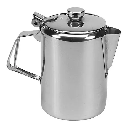 Beste Prijs KaffeeKanne | Edelstahl | Hochglanz Poliert | 1L