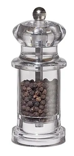 Aanbieding Pepermolen - Acryl - Transparant - 11 cm
