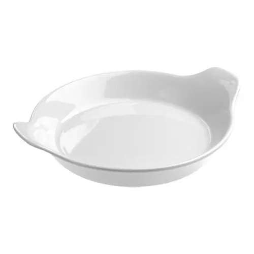 Eierplatte | Porzellan | Rund | Weiß | Ø15cm Gereduceerde Prijs