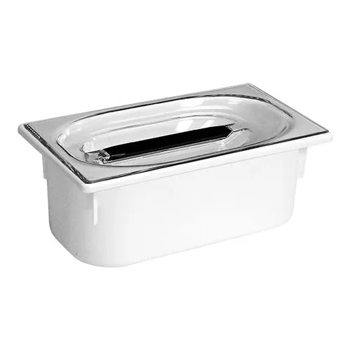GN Behälter | Polypropylen | Weiß | 1/9GN-100mm Weekendaanbieding
