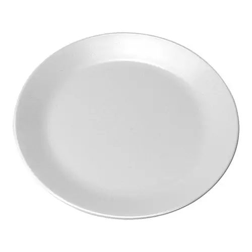 Gereduceerde Prijs Teller | Melamin | Weiß | Stapelbar | Ø24cm