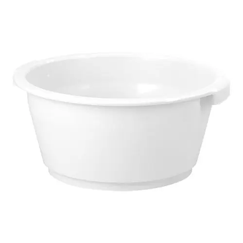 Lage Kosten Restenbehälter | Polypropylen | Weiß | 23(h)xØ51cm