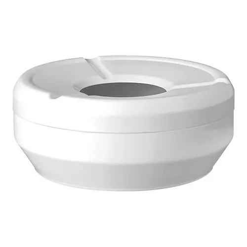 Terrasasbak - Melamine Wit - Ø12cm Voordeelprijs