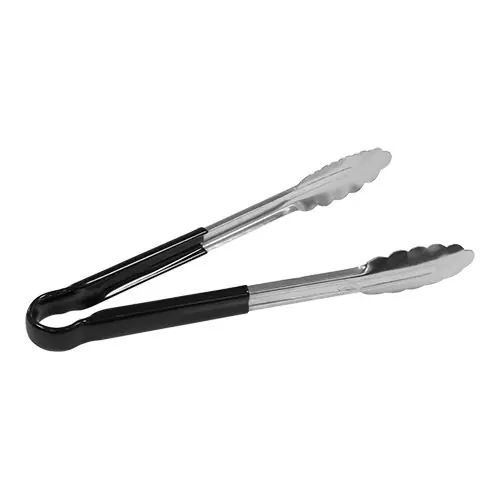 Weekendaanbieding Serveertang - Roestvrij staal - hittebestendig kunststof handvat - Zwart - 30 cm
