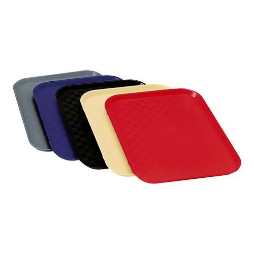 Betaalbaar Plateau Horeca | Plastique + Empilable | 450x350mm | CHOIX EN 6 COULEURS