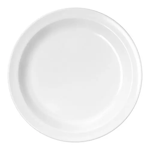 Teller | Melamin | Weiß | Stapelbar | Ø19,5cm Exclusieve Aanbieding