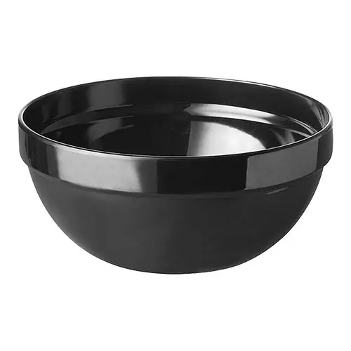 Bestel Nu Servierschale | Melamin | Rund | Schwarz | Ø14cm