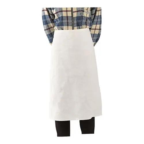 Snelle Levering Chef-kok schort - Katoen - Wit