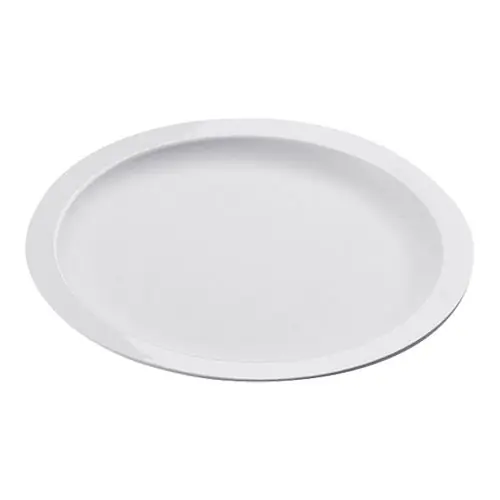 Bord - Polycarbonaat - Wit - Ø23cm Direct Beschikbaar