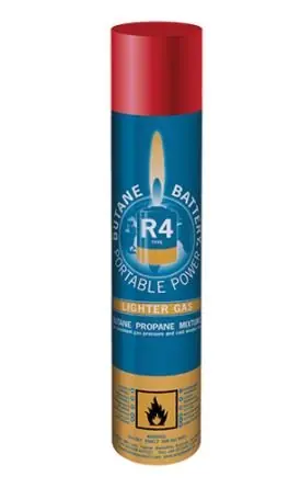 Gasbus R4 125gr - voor Koksbrander EM514032 Direct Verzonden