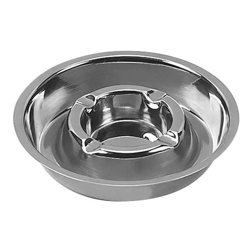 Asbak - Roestvrij staal - Ø16cm Shop Nu