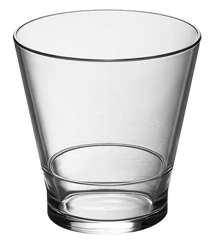 Borrel/Whisky Glas Polycarbonaat - Stapelbaar - 25cl - Ø82x(H)84mm Express Levering