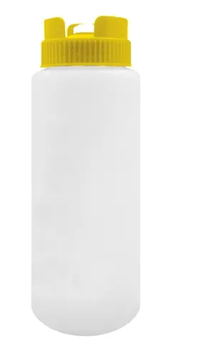 Doseerfles Geel - Non-Drip Dosering - 72cl - Ø70x(H)230mm Populair