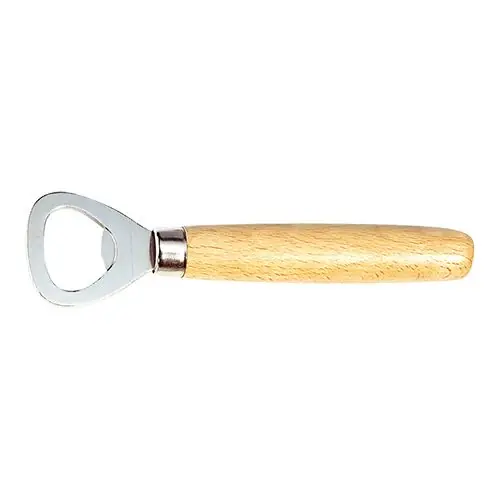 Flesopener met houten handvat Voordeelprijs