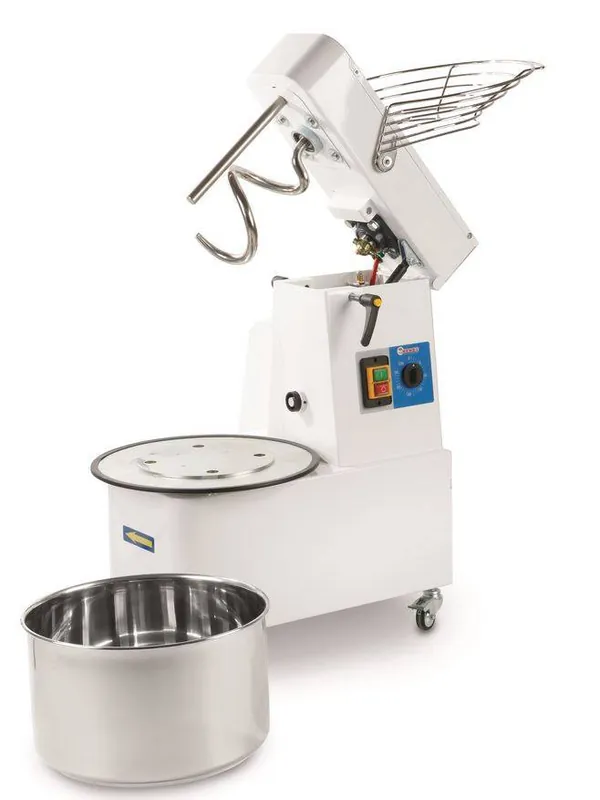 Deegkneedmachine met verwijderbare Kom - 32 Liter - Deeg 25 KG Op = Op