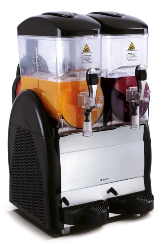Slush Puppy Dispenser - 2x 12 Liter - Dag-Nachtmodus - -4/-2°C - 470x510x810(h)mm Koop Online