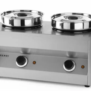 Tijdelijk Beschikbaar Sauzen Bain Marie Dubbel - 2x4,2 Liter - 400W - 505x265x(H)245mm
