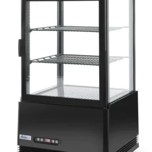 Favoriet Opzetkoelvitrine 58 Liter 170W Geventileerd 452x406x816(h)mm zwart