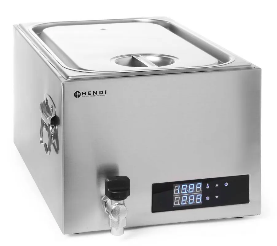 Snelle Levering Sous-Vide Bain-Marie 20 liter - 600W - RVS - 600x330x(H)300 mm