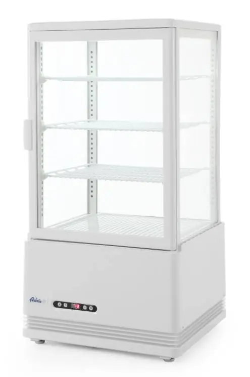 Opzetkoelvitrine 68 Liter Geventileerd 452x406x891(h)mm wit Gereduceerde Prijs