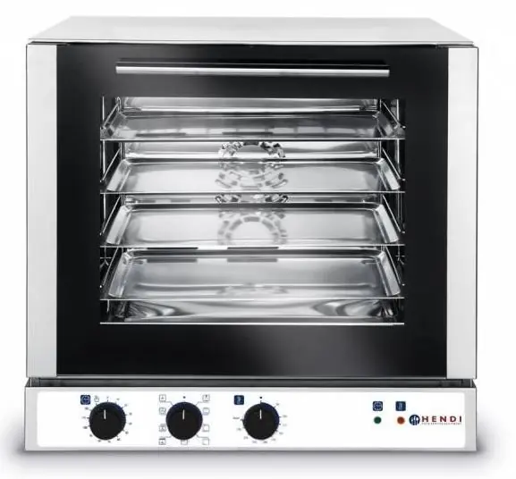 Hete Deal Heteluchtoven met Grill - 4 x 2/3GN Inc. - 59x70x59cm