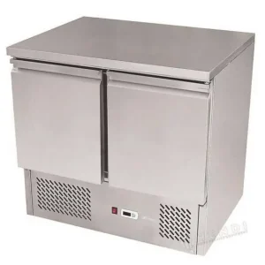 Saladette RVS - Machine Onder - 2 Deurs - 900x700x(h)850 mm Beperkt Aanbod