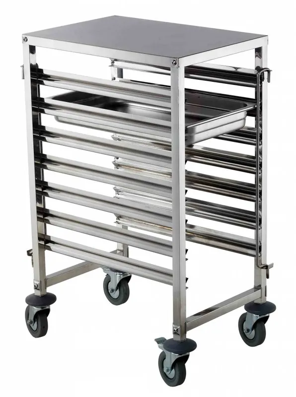 Regaalwagen voor 7x Gastronormbakken 1/1 550(b)x380(d)x925(h)mm Bestseller