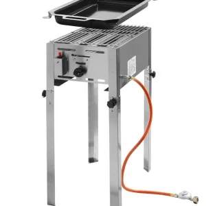 Gas Barbecue Hendi 154700 Grill Master Mini - Propaangas BBQ - Compleet met Toebehoren Finale Uitverkoop