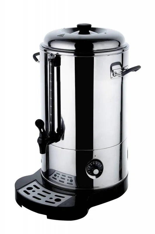 Actieprijs Dubbelwandige RVS Heetwaterdispenser / Gluhweinketel - Ø288mm -18 Liter