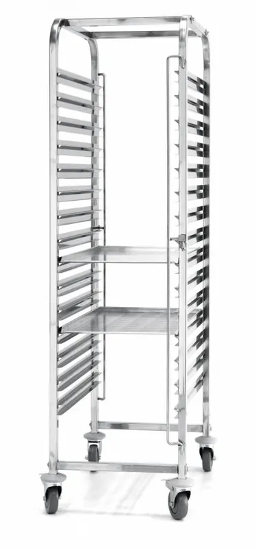 RVS Regaalwagen voor 15x 600x400mm 515(b)x690(d)x1695(h)mm Weekendaanbieding