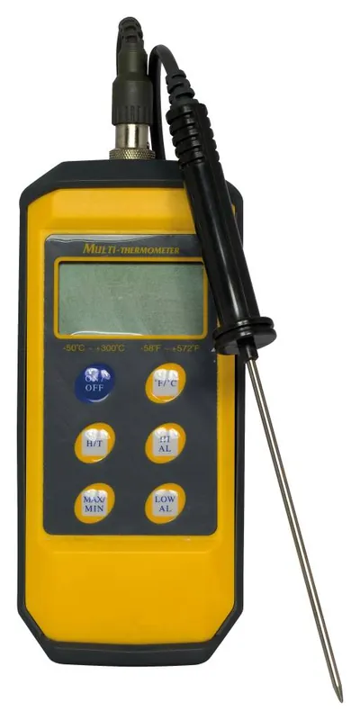Korting Kernthermometer Vleesthermometer Digitaal - Met Afneembare Stifsonde - -50°C tot +300°C