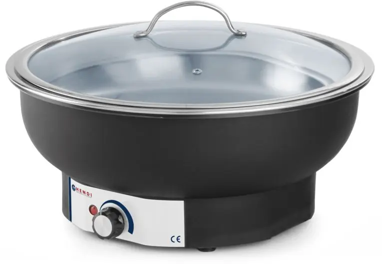 Direct Beschikbaar Chafing Dish Elektrisch - Tesino - Rond - 6,8 Liter - Ø405 x(H)248mm