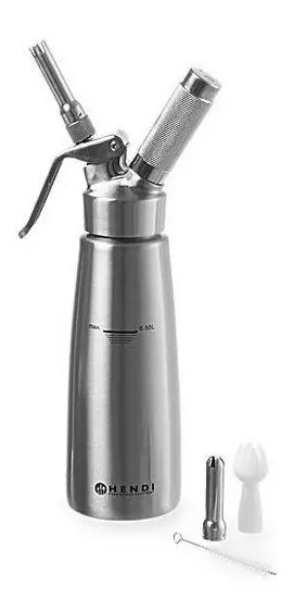 Slagroomspuit Professioneel RVS - 1 liter Premium
