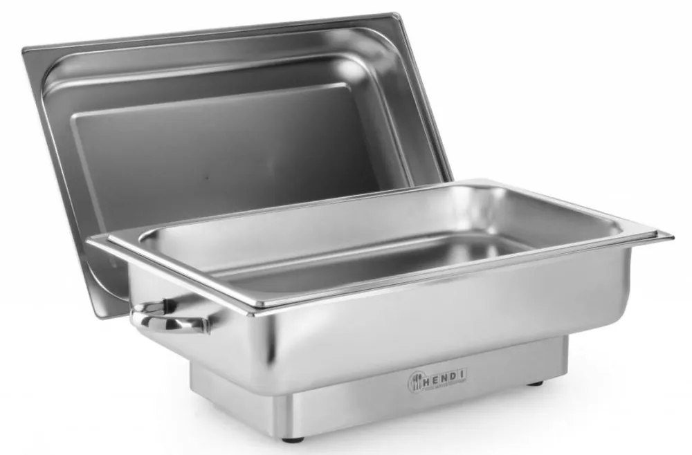 Chafing Dish Elektrisch - Pollina - 1/1 GN - Traploos - 615x355x(H)284mm Flitsaanbieding