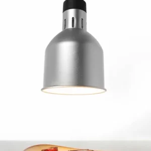 Gecertificeerd Aluminium Ronde Warmte Lamp - Zilver Kleur - 250W/230V - Verstelbaar - Ø175x(H)250mm