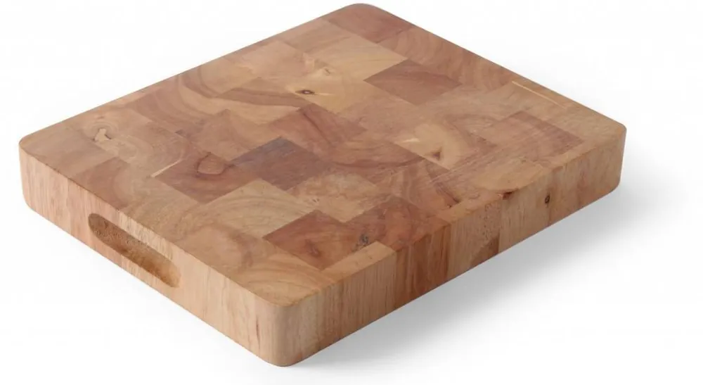Snijplank GN 1/1 - Rubberwood - 530x325x(h)45 mm - XXL SNIJPLANK Finale Uitverkoop