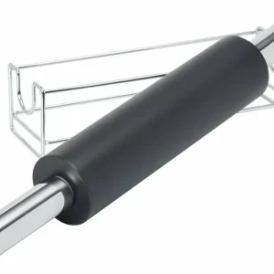 Deegroller RVS - Anti-aanplak - Met Verchroomde Standaard - 65x250/470mm Beperkte Voorraad