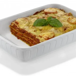 Nu Kopen Ovenschaal - Rechthoek - Rustika - 375x260x75 mm - Wit - Porselein