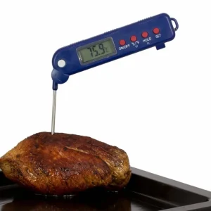Rechtstreeks Van De Fabrikant Inklapbare Kernthermometer Vleesthermometer - 130mm RVS sonde -50 tot 300gr